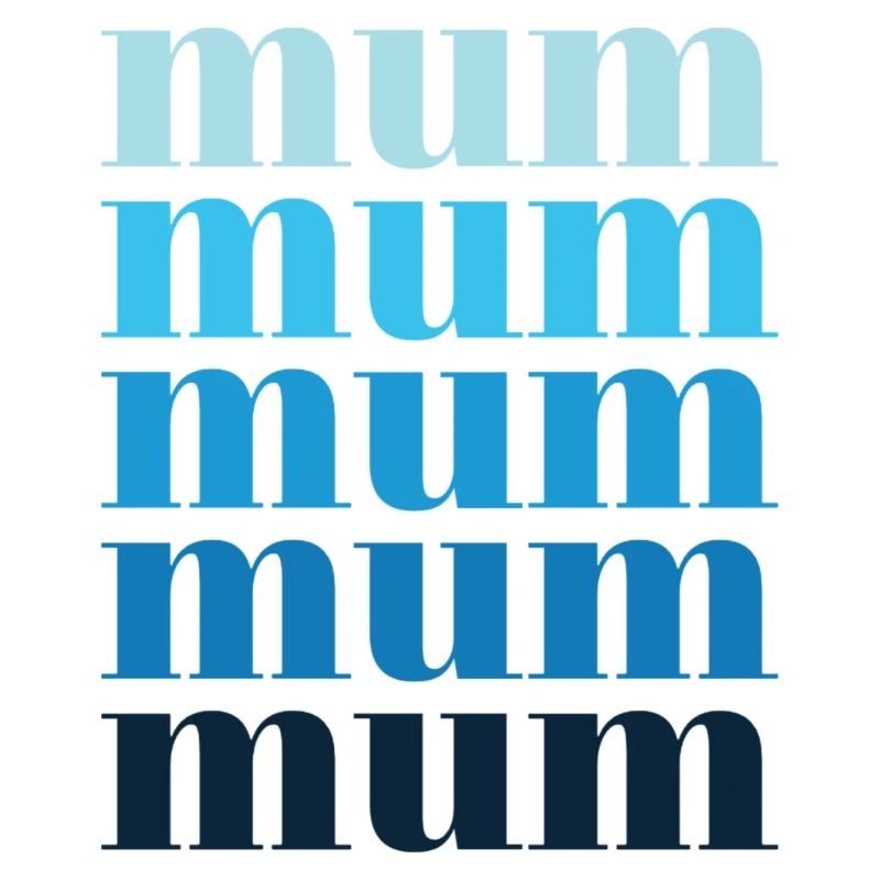 mum blue