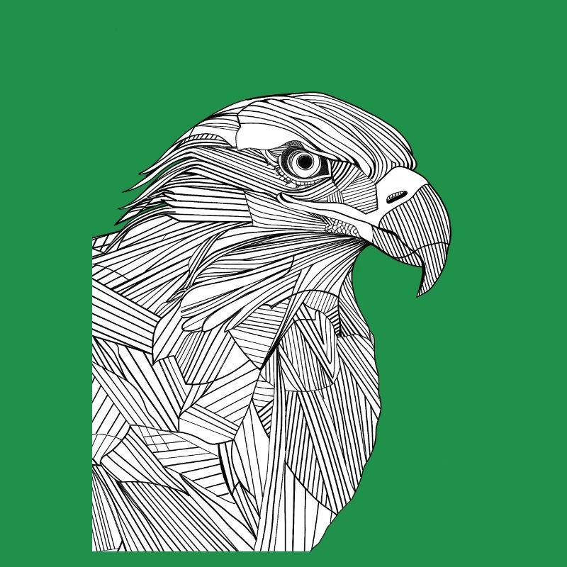 Lignes art aigle #eagle