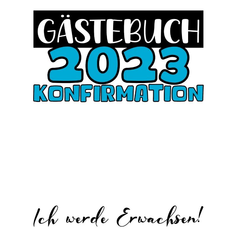 Konfirmation 2023 Gästebuch Mädchen Jungen Jugend