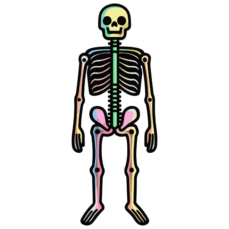 Skelett Comic Halloween