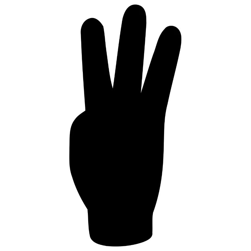 three finger greeting freedom