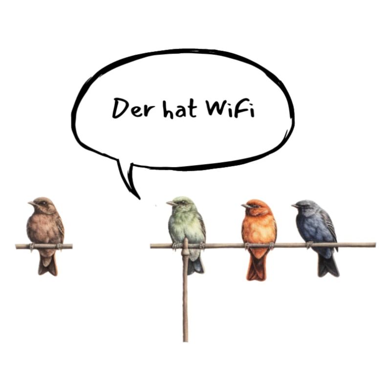 Der hat WiFi - Deutsch