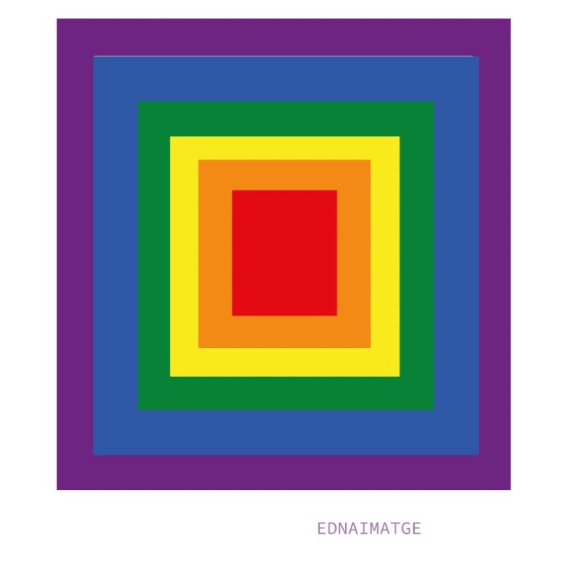 Multicolor concentric squares