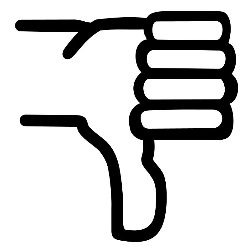 Thumbs down