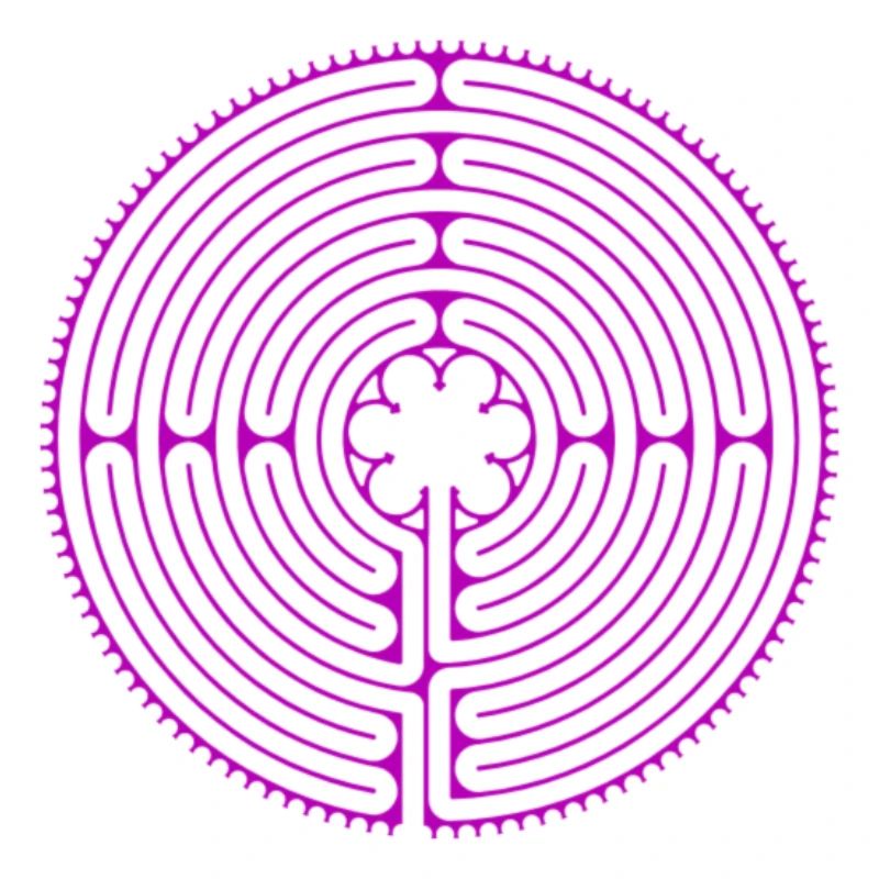 Labyrinthe de Chartres purple