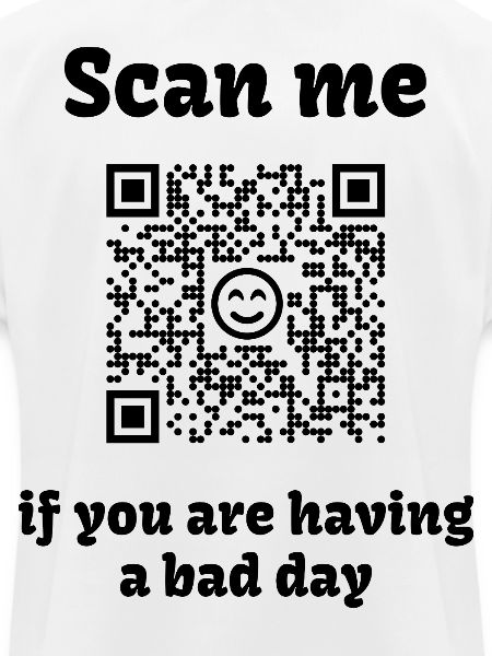 QR-Code mit liebevoller Botschaft