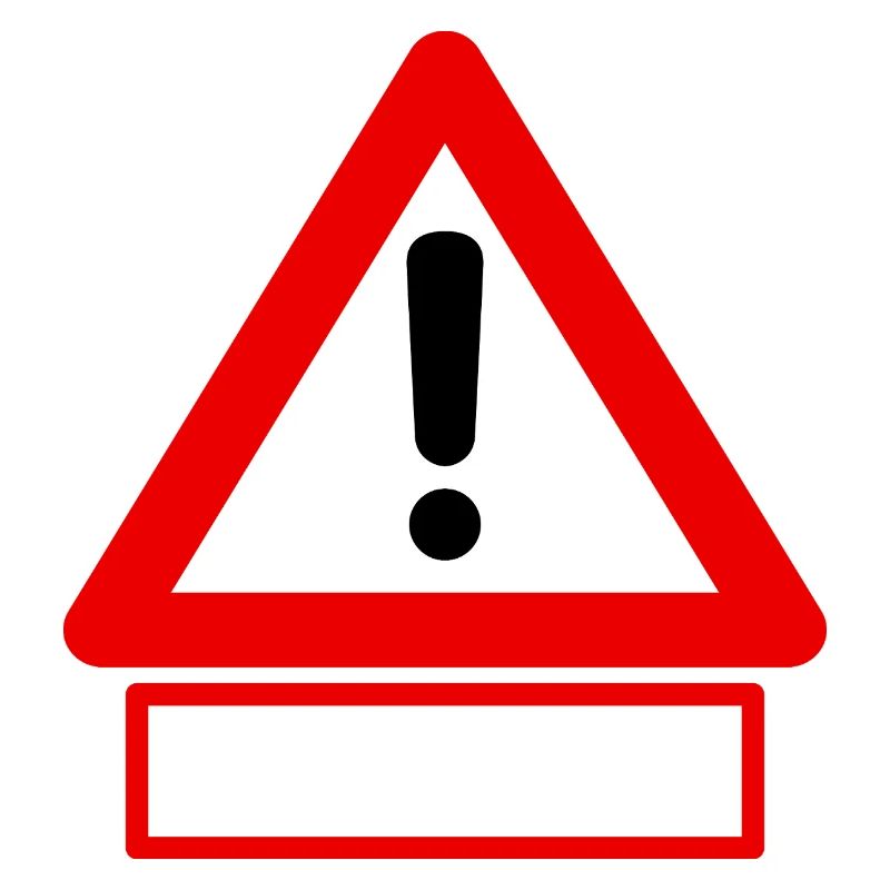 Warning! Custom text! 1 line 🚧