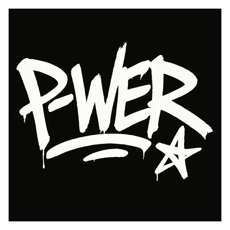 Graffiti-Stil Power-Text-Design