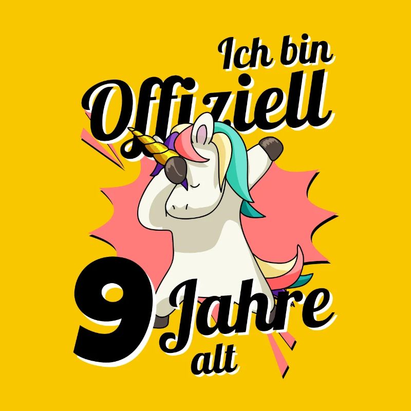 9. Geburtstag Dabbendes Einhorn Kindergeburtstag