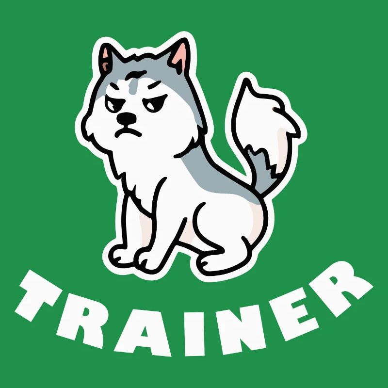 Huskytrainer Grumpy Hund Malamute