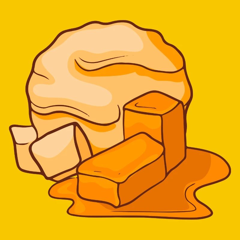 Karamell Eis Speiseeis Eiskrem Eiscreme Kugeleis