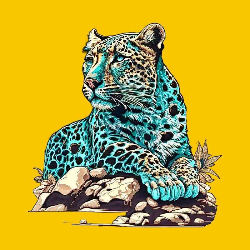 Leopard auf Lauer