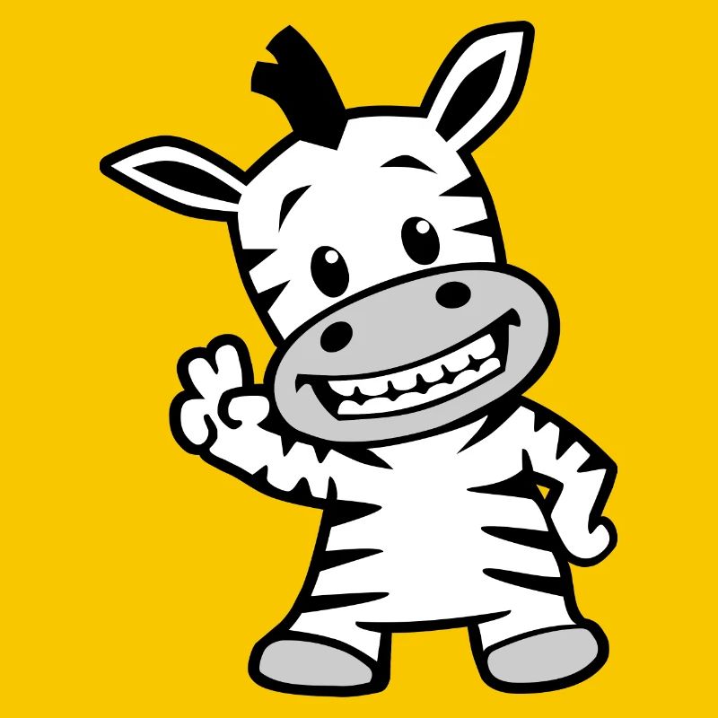 Cooles Zebra