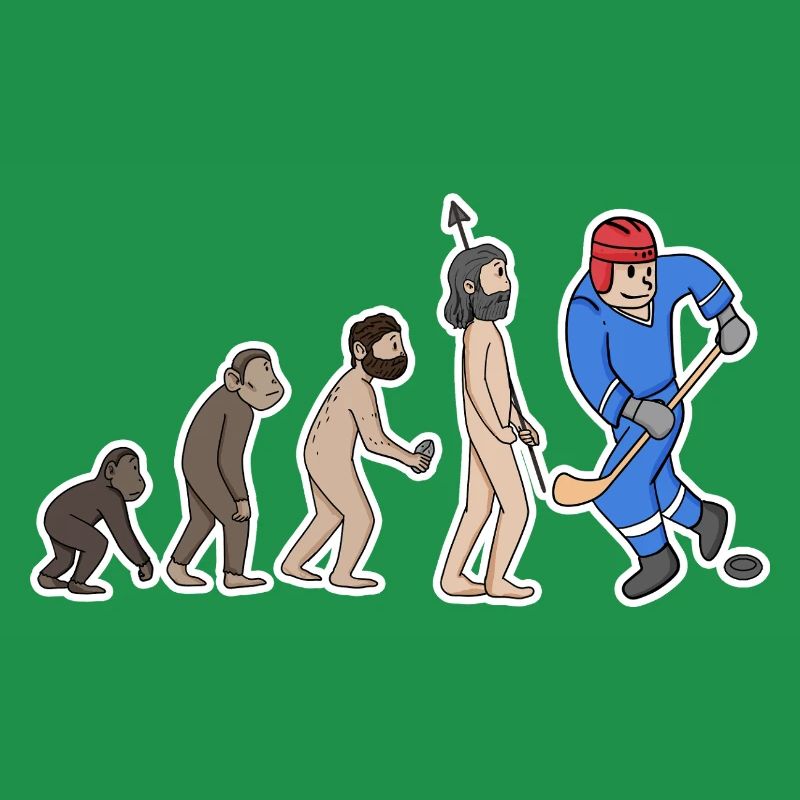 Evolution Eishockeyspieler 