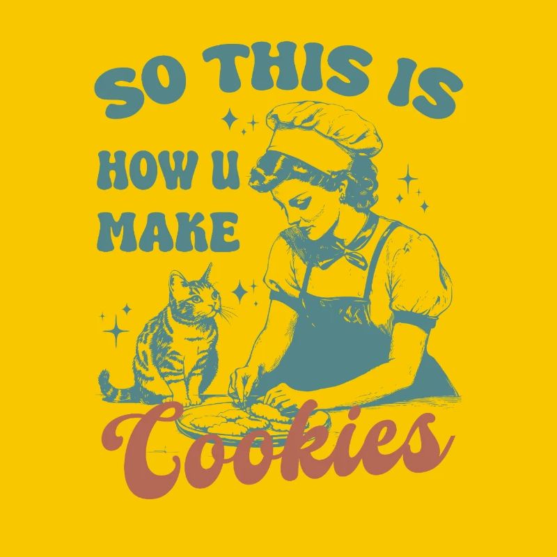 C’est donc comme ça que vous faites des biscuits chat mignon