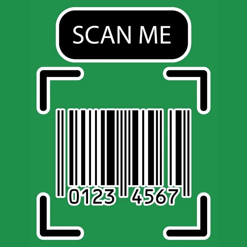 SCAN ME Barcode Funny Design
