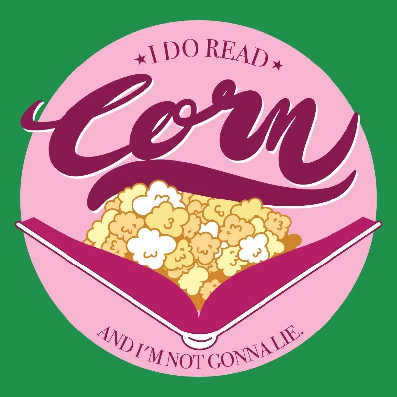 Corn mit rosa Hintergrund