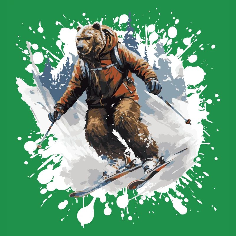 Bear Ski Skiing