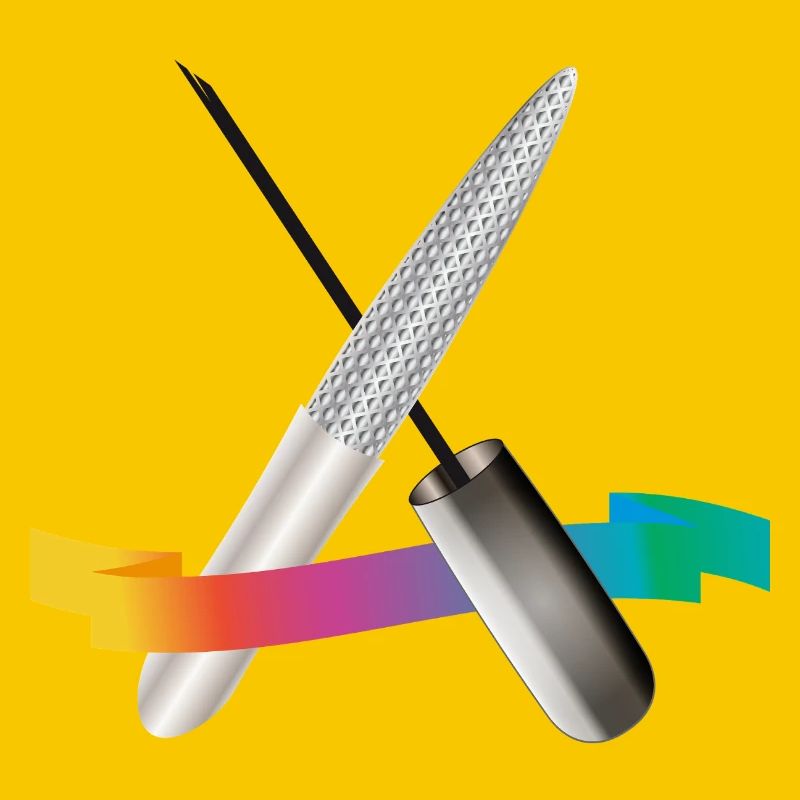 Manicure Tools with Gradient Illustration
