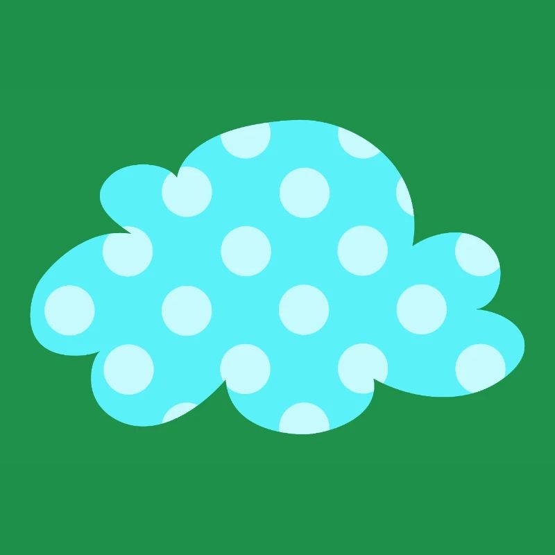 Points nuages Points Points Décoration de la chambre de bébé Enfants Météo