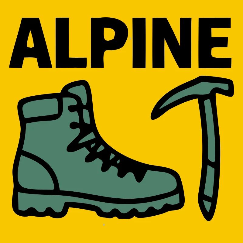 Wanderschuh Eispickel Alpine Bergsteigen Klettern