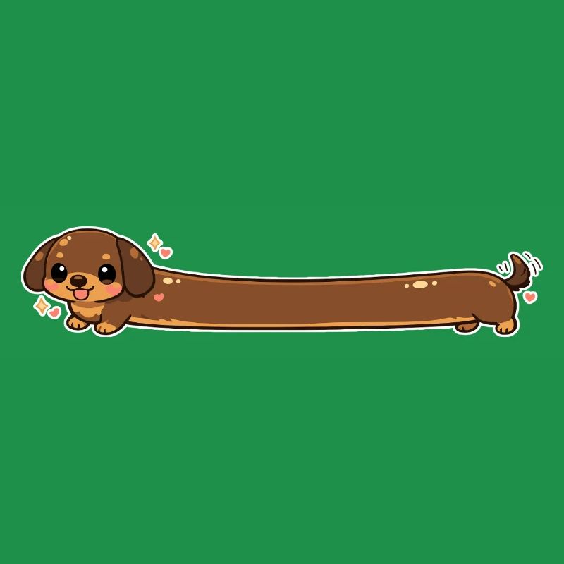 Long dachshund cute