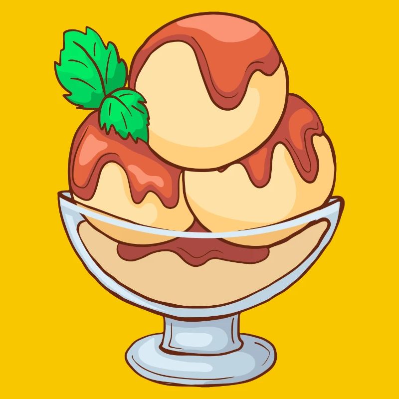 Eis Speiseeis Eiskrem Eiscreme Kugeleis Eisbecher