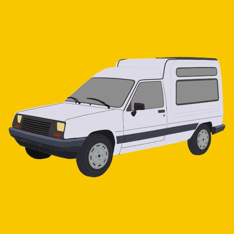White Rapid Express Van Car