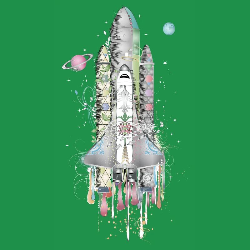 Imaginative Space Shuttle - Artfully Designed