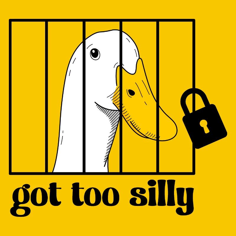 Gans hinter gittern