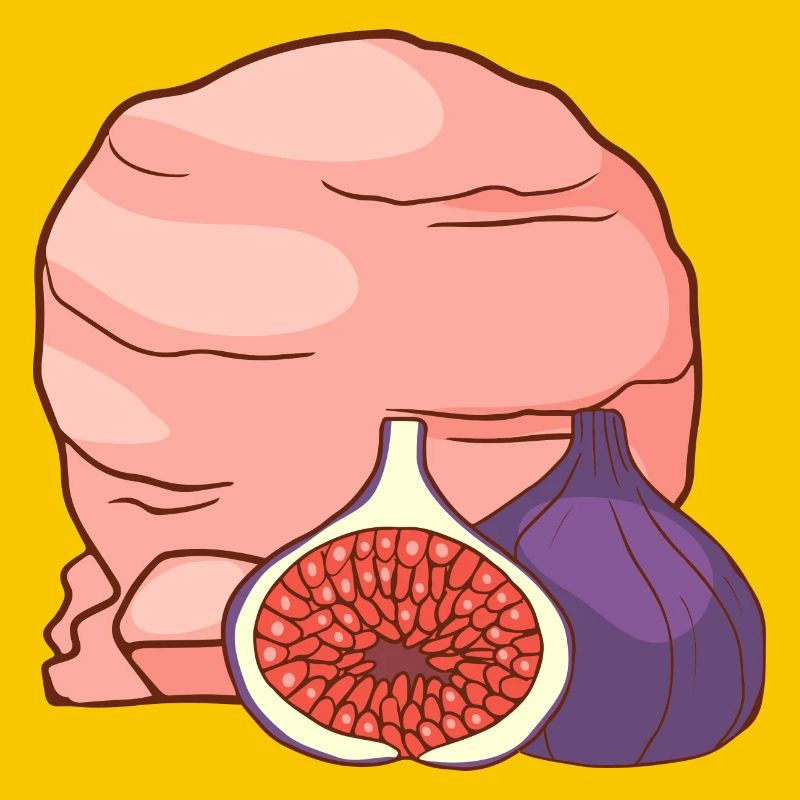 Feigenfrucht Eis Speiseeis Eiskrem Eiscreme