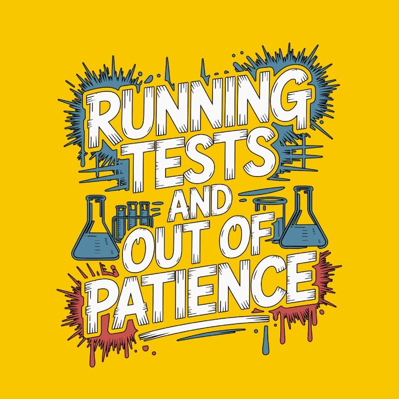 Lab Technician Running Tests And Laboratory Work