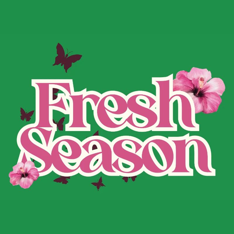 Fraîche Saison Floral Script