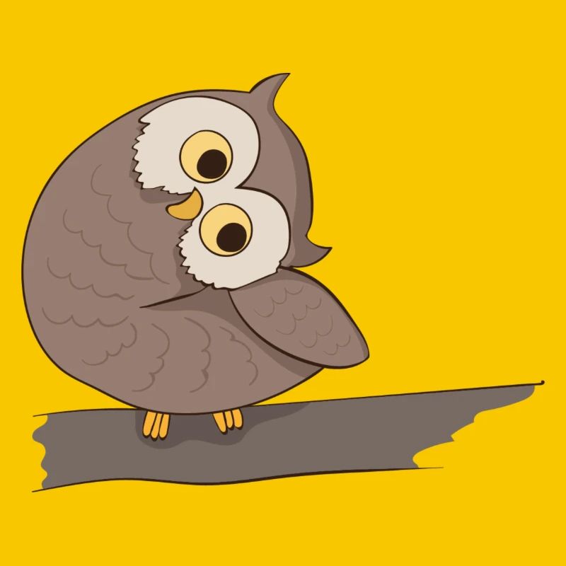 Uhu Eule Comic