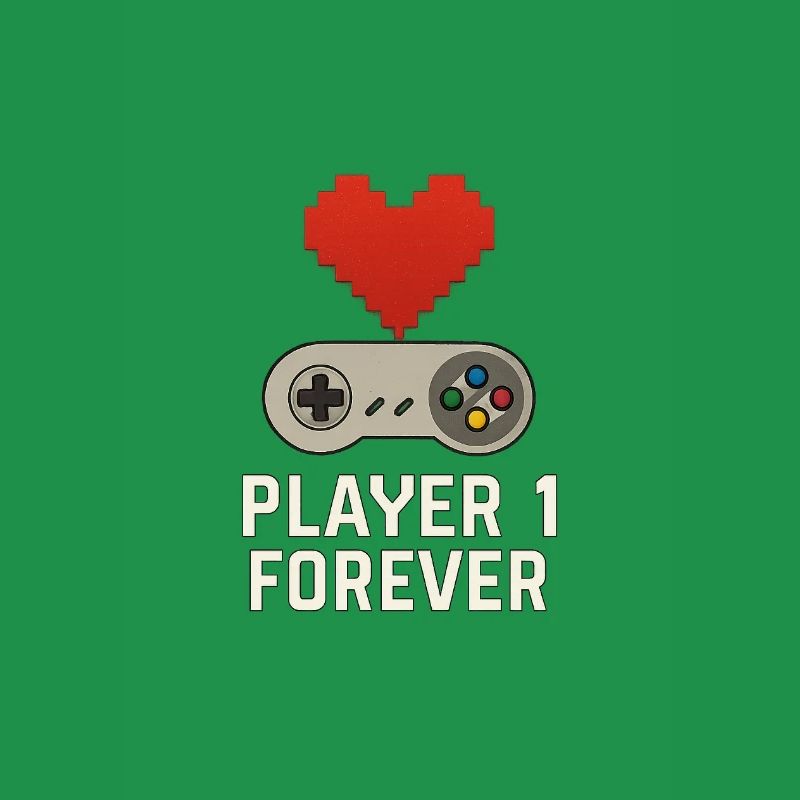 Conception de cœur de jeu rétro