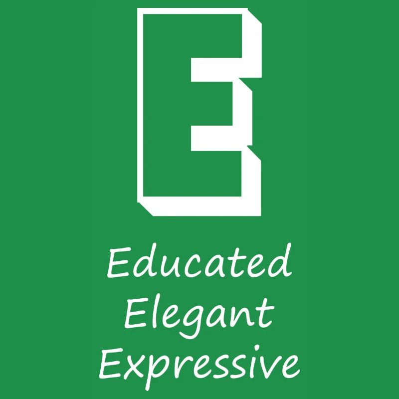 Buchstabe & Zeichen (E)