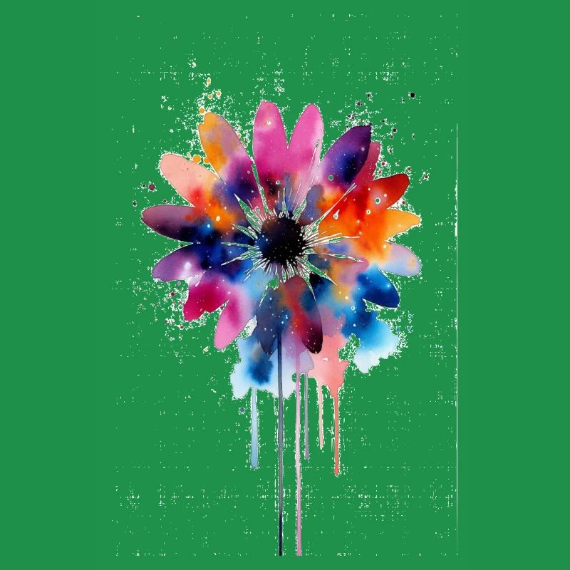 Aquarell-Gänseblümchen