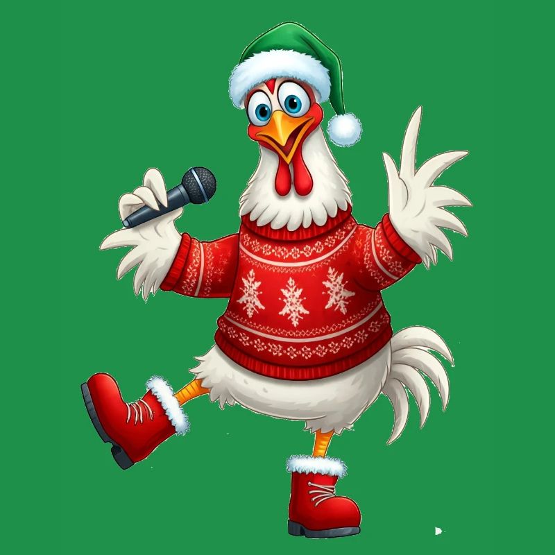 Urlaub Singende Henne Pullover