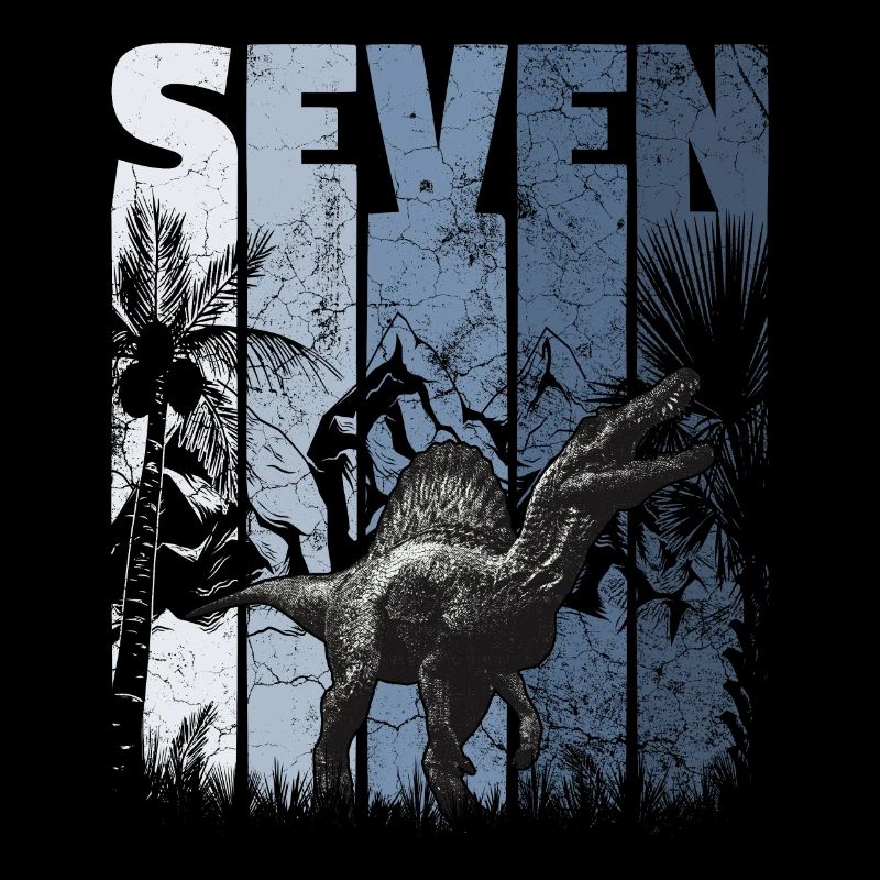 Spinosaurus 7 years old Dino 7th birthday