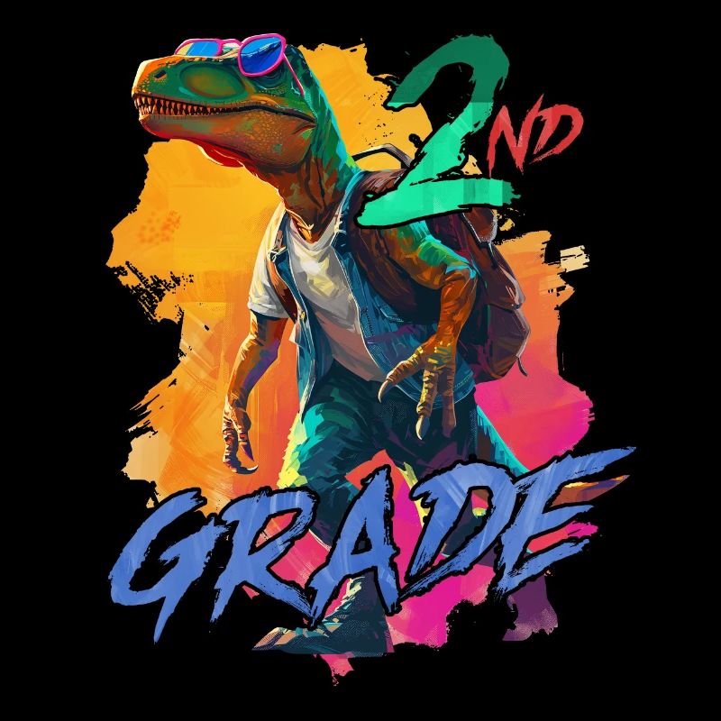 Dino Satchel 2e année Garçon de l’école primaire