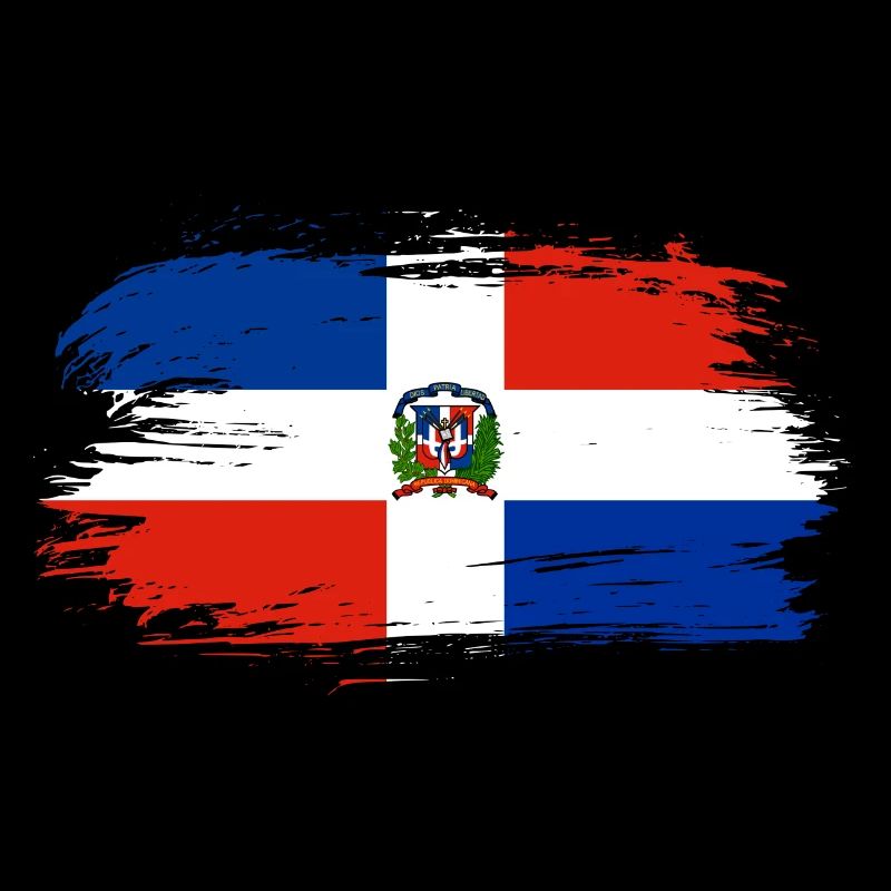 Drapeau drapeau République dominicaine