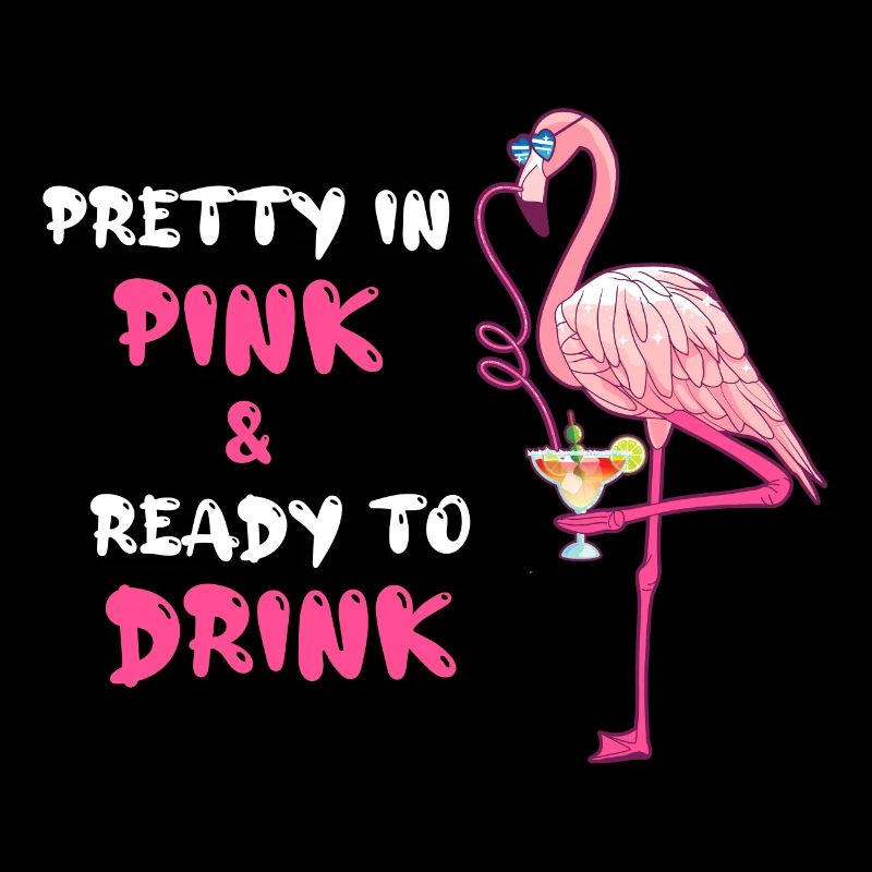 Flamingo Pretty In Pink And Ready To Drink