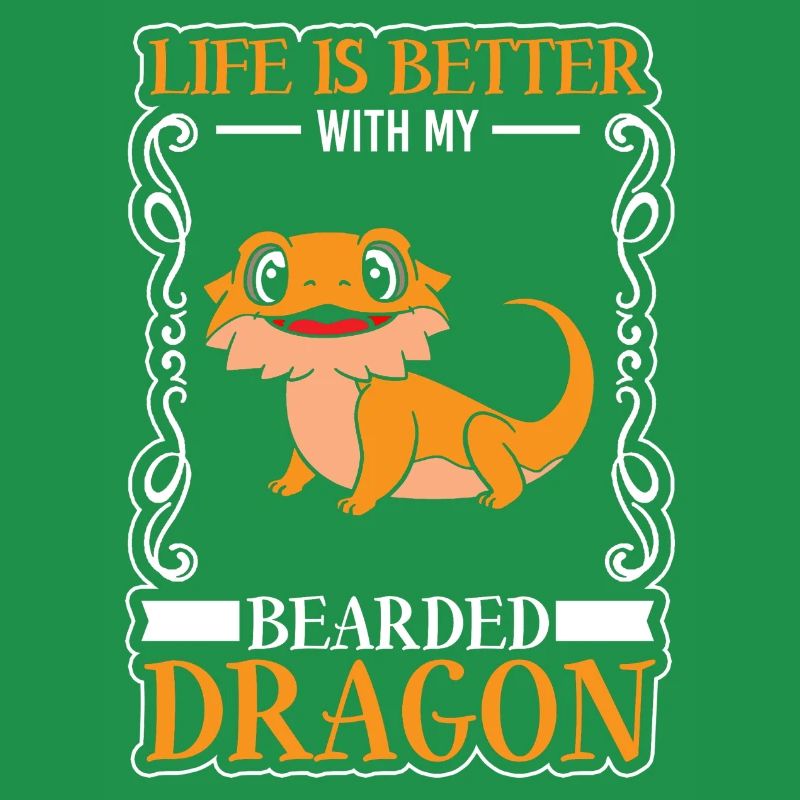 Echse Eidechse Bartagam