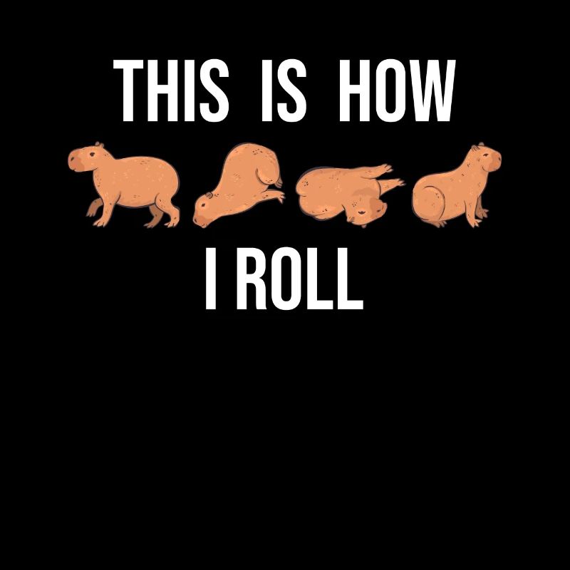C'est comme ça que je roule un joli capybara