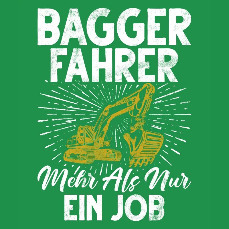 Excavator Driver Funny Construction Worker Profession Excavator