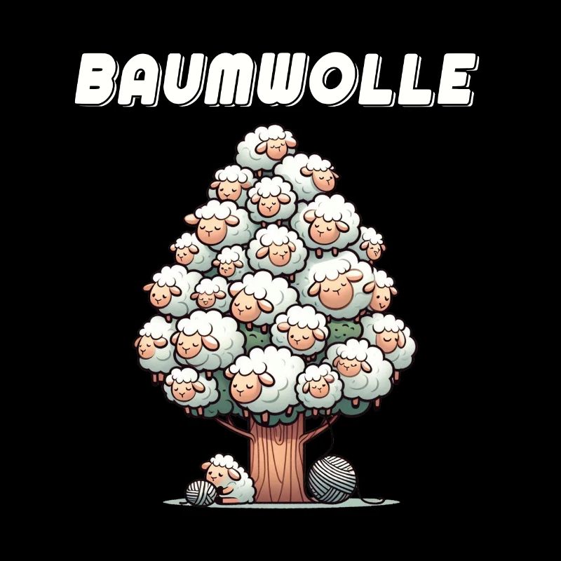 Mouton de coton dessin animé Drôle de mouton Jeu de mots
