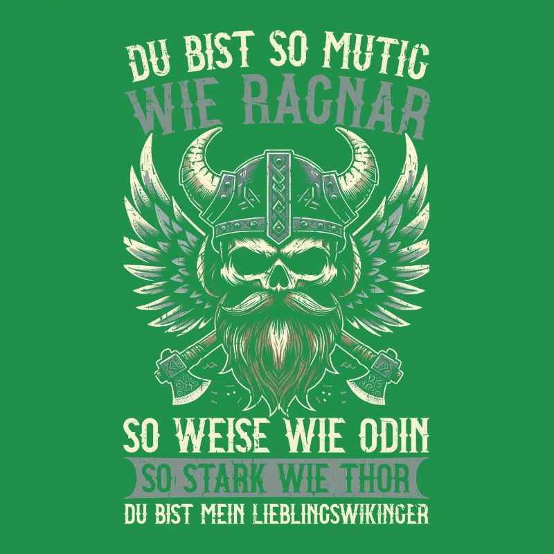 Wikinger Papa Vatertag Vaterschaft Elternteil
