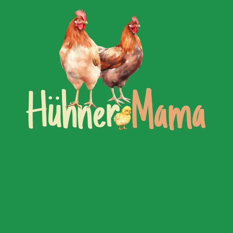 Hühner Mama Muttertag Mutterschaft Elternteil
