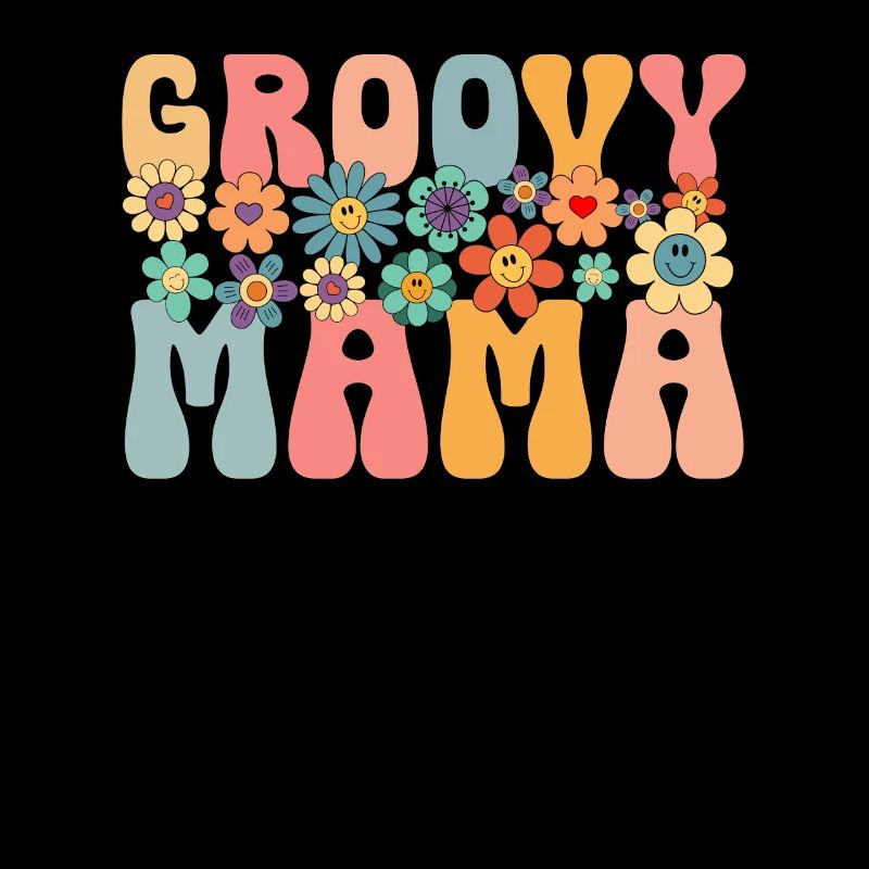 Groovy Mama Mutterschaft Elternteil Muttertag