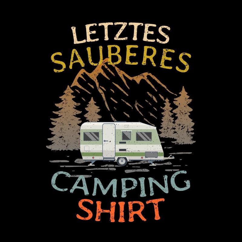 Camping Wohnwagen Camper Dauercamper lustig